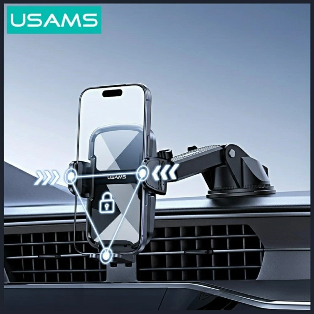 Kryt USAMS ZJ086 Car Mount for Windshield / Dashboard Black