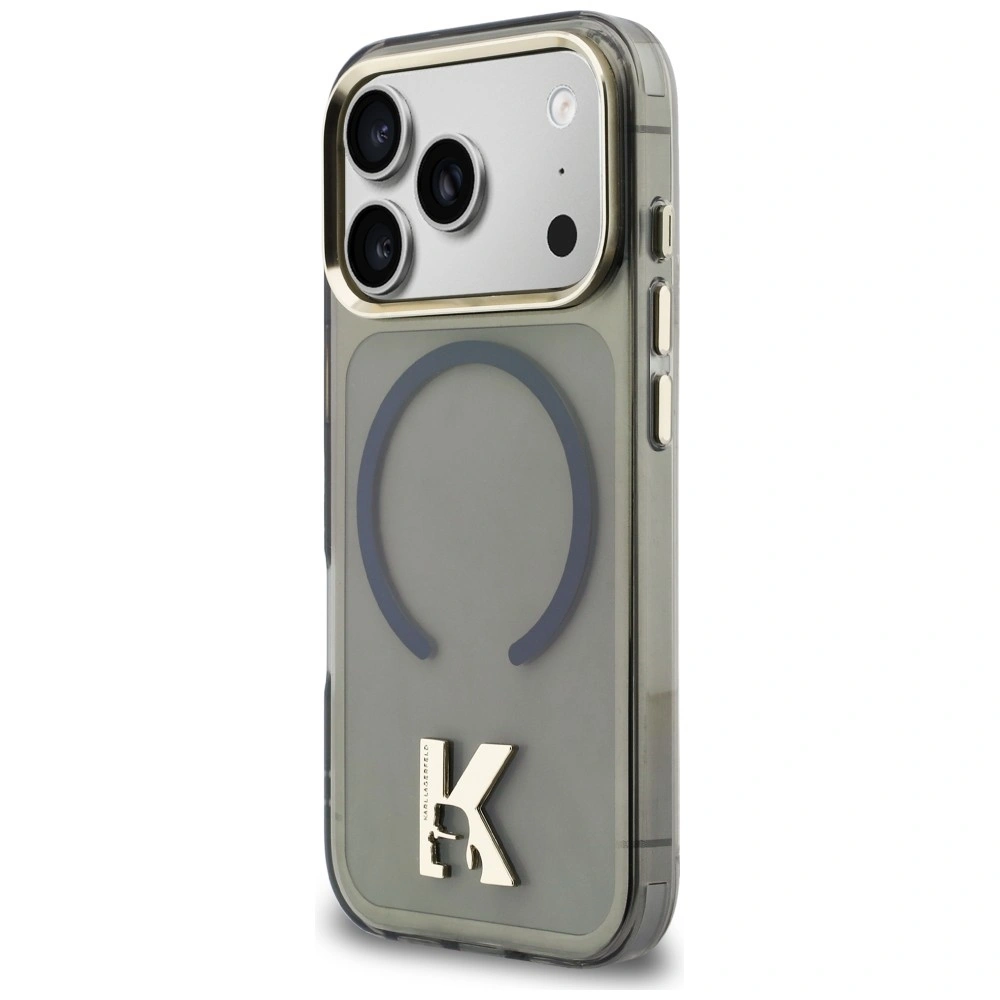 Kryt Karl Lagerfeld IML K Head Logo MagSafe Apple iPhone 17 Pro black
