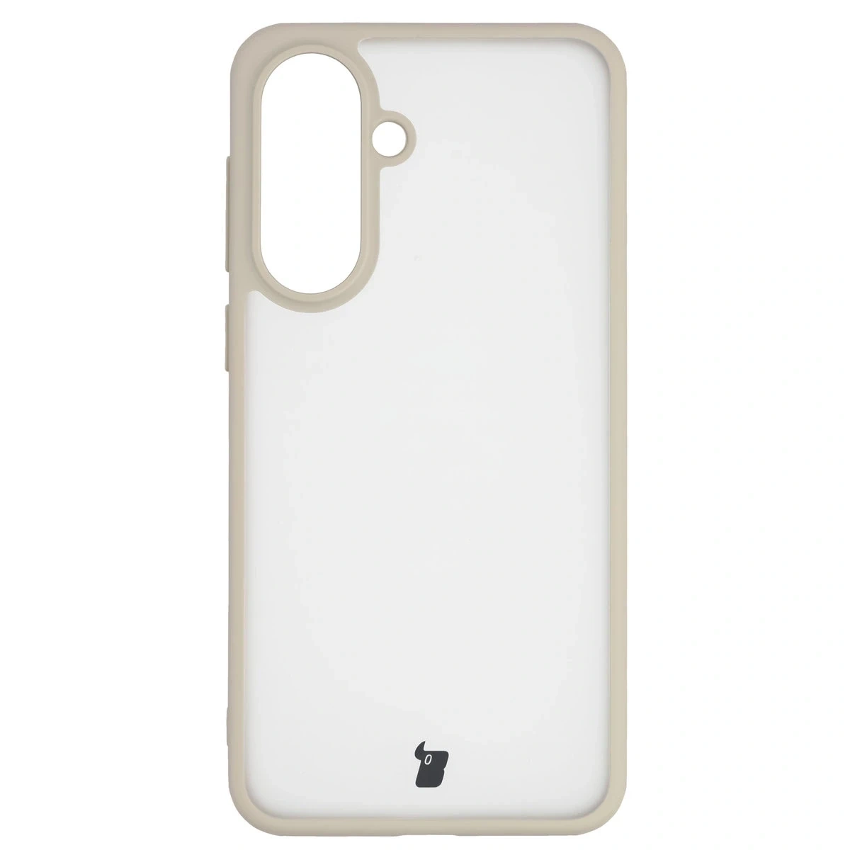 Kryt Bizon Case Angelo Samsung Galaxy A37 5G / A36 5G semi-transparent with a beige frame