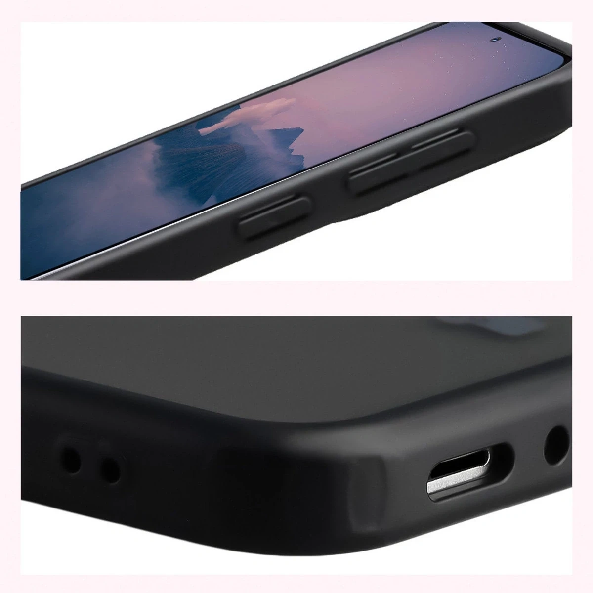 Kryt Bizon Case Angelo Samsung Galaxy A37 5G / A36 5G smoked with a black frame