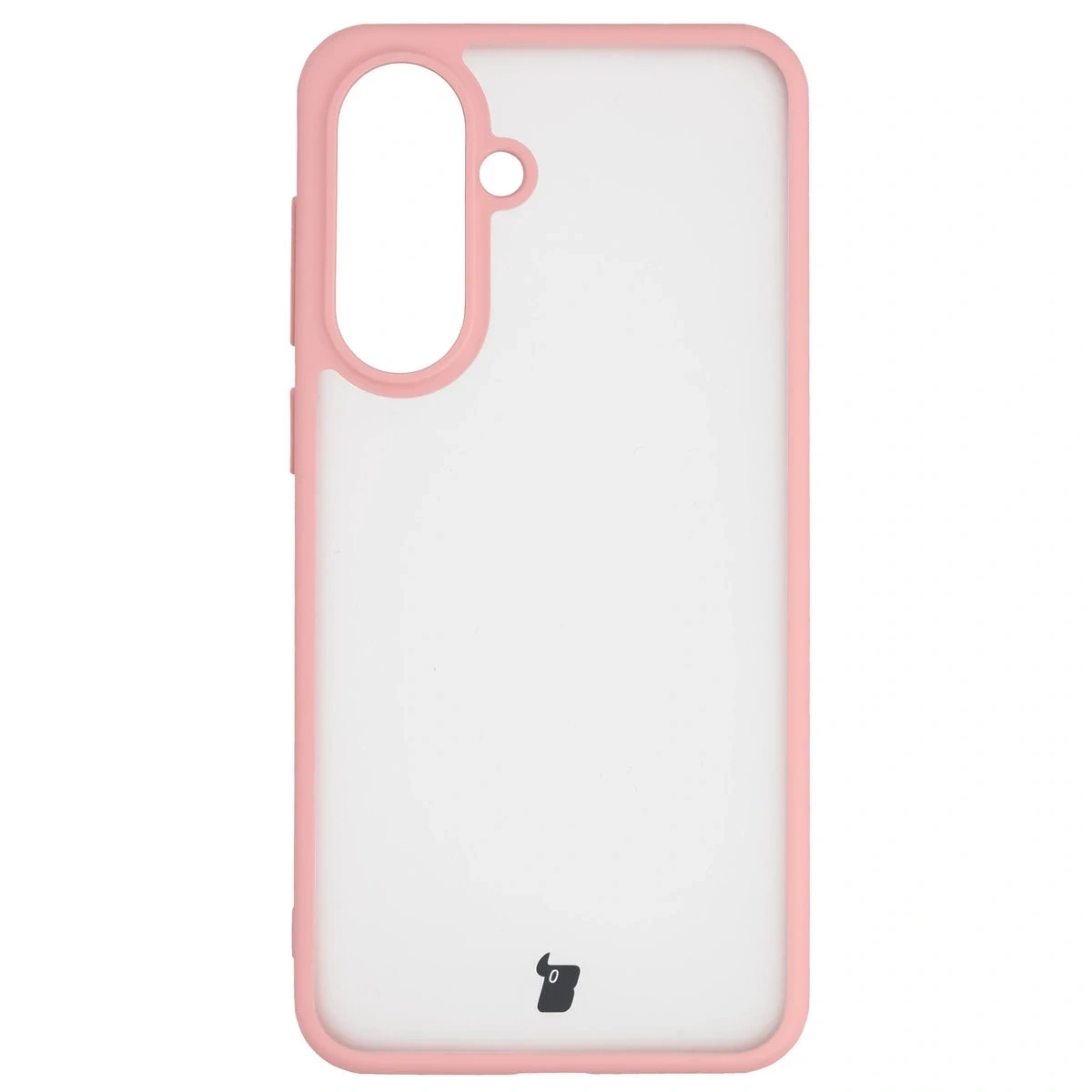 Kryt Bizon Case Angelo Samsung Galaxy A37 5G / A36 5G semi-transparent with a light pink frame