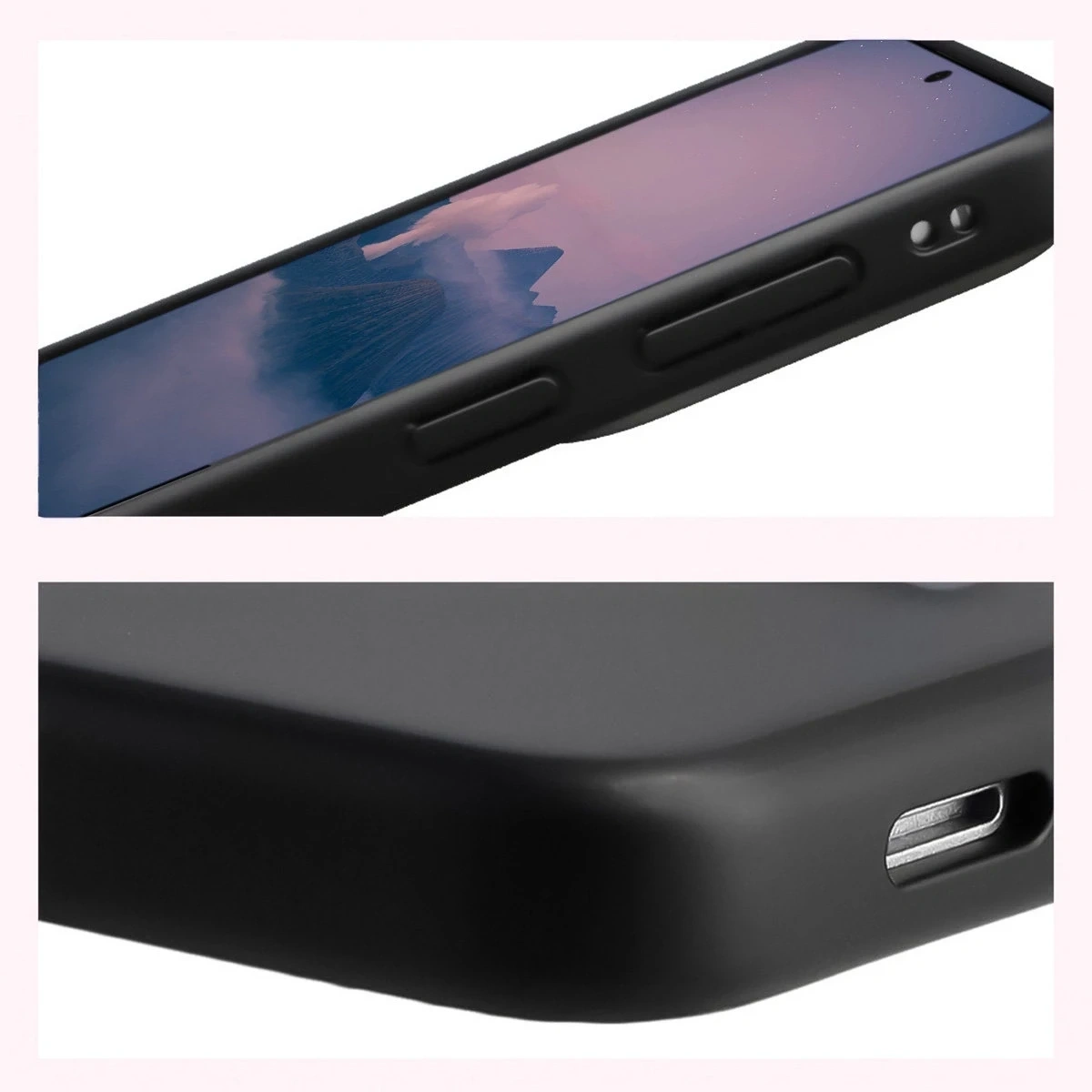 Kryt Bizon Case Angelo Samsung Galaxy S26+ Plus smoked with a black frame