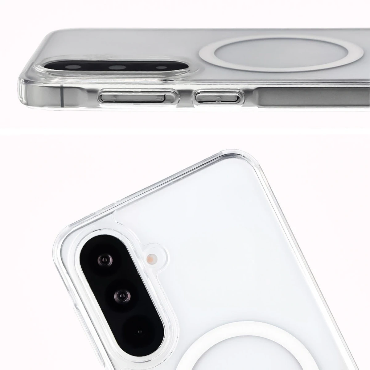 Kryt Bizon Case CrystalO Magnetic Samsung Galaxy A37 5G / A36 5G clear