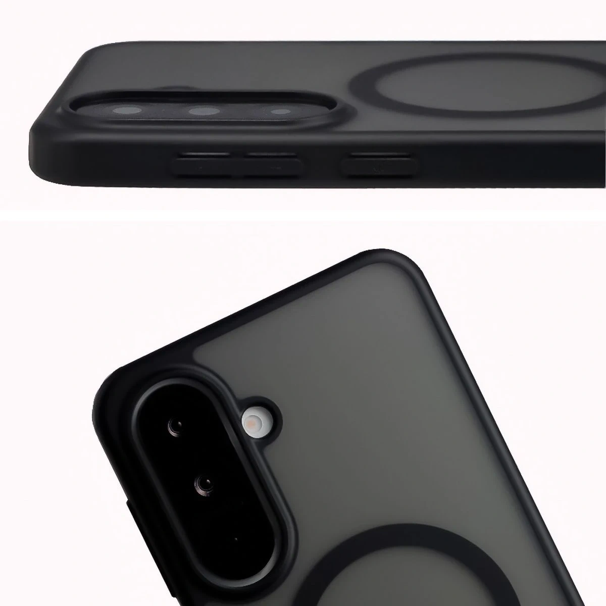 Kryt Bizon Case MatteO Magnetic Samsung Galaxy A37 5G / A36 5G smoky black