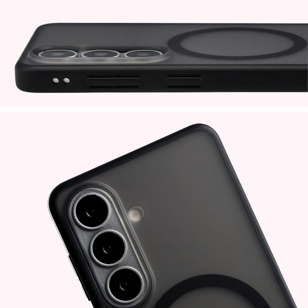 Kryt Bizon Case MatteO Magnetic Samsung Galaxy S26 smoky black