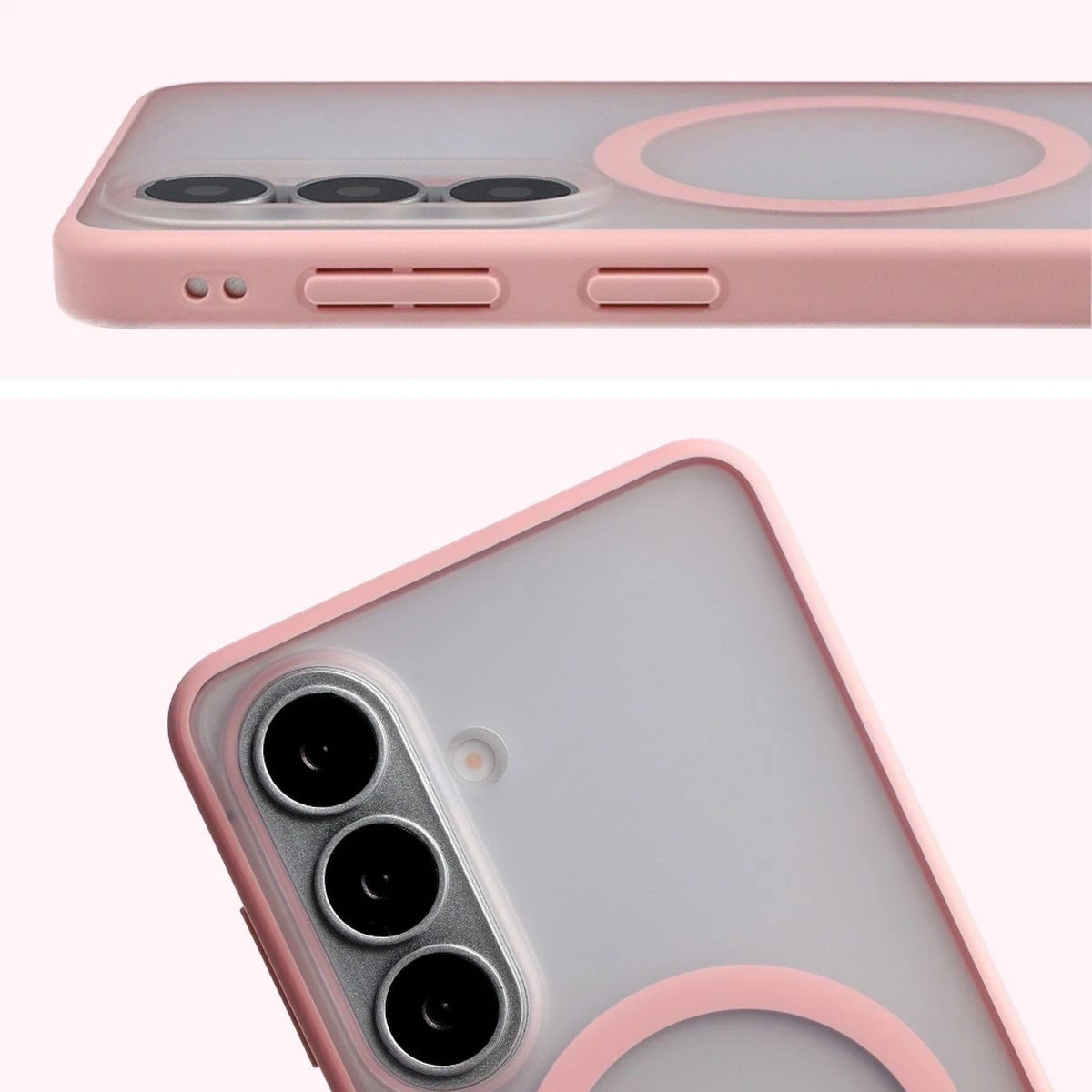 Kryt Bizon Case MatteO Magnetic Samsung Galaxy S26 smoky light pink