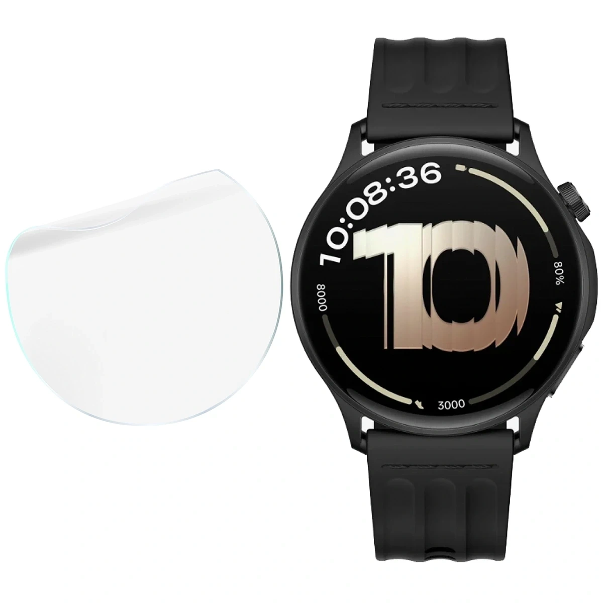 Ochranné sklo Bizon Glass Watch Hydrogel OnePlus Watch Lite 45mm / Oppo Watch S 45mm