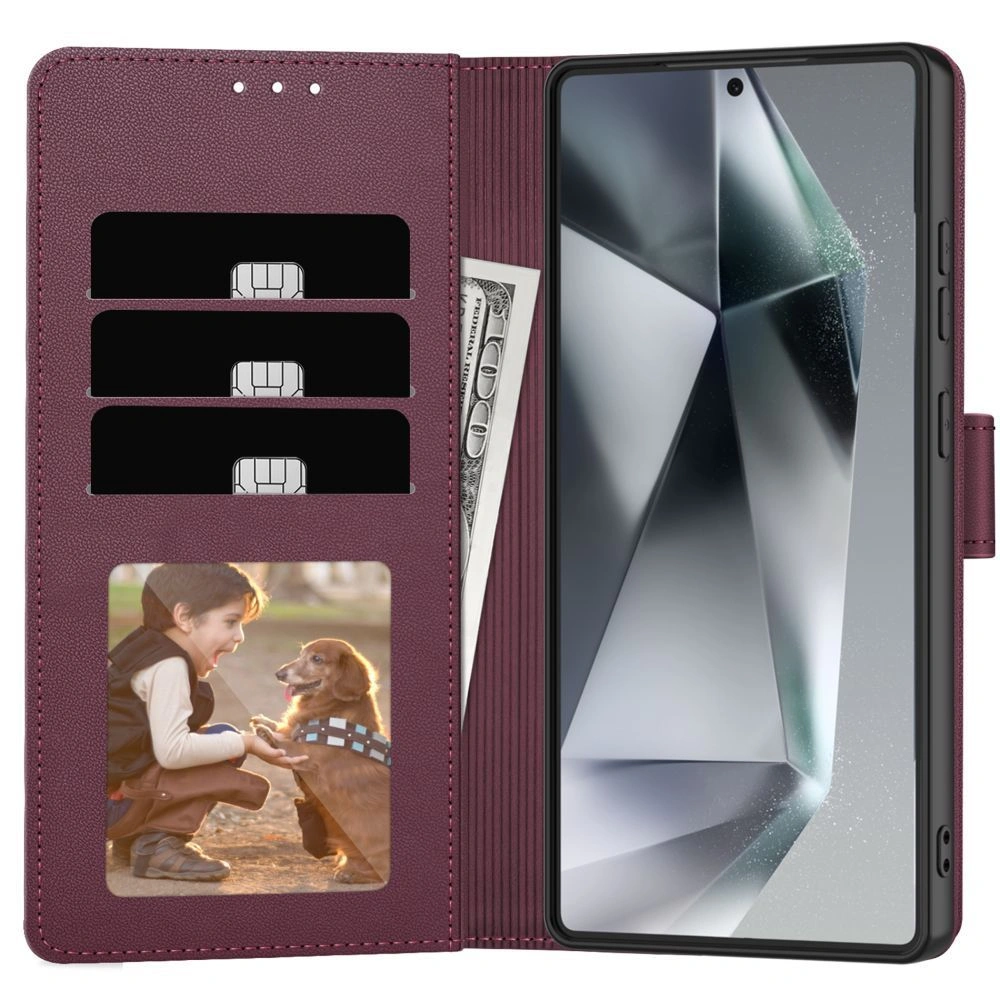Knížkové pouzdro Tech-Protect Wallet Samsung Galaxy S26 Ultra Mulberry
