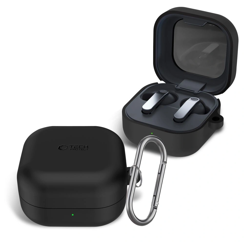 Kryt Tech-Protect Silicone Hook Samsung Galaxy Buds 4 / 4 Pro Black
