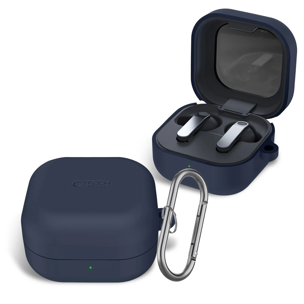 Kryt Tech-Protect Silicone Hook Samsung Galaxy Buds 4 / 4 Pro Navy Blue