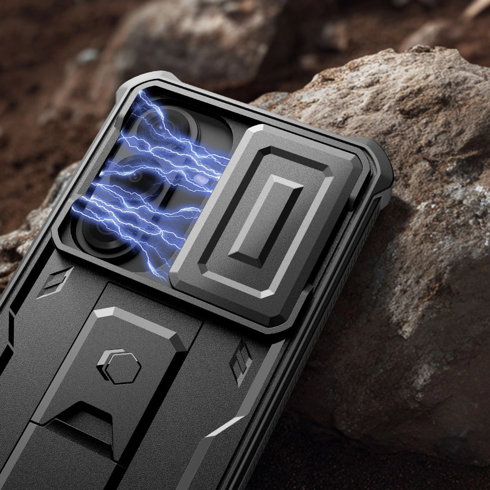 Kryt Tech-Protect Kevlar Cam+ Samsung Galaxy S26 Black [2 PACK]