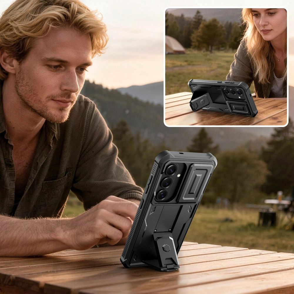 Kryt Tech-Protect Kevlar Cam+ Samsung Galaxy S26 Black [2 PACK]