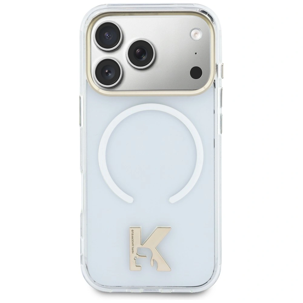 Kryt Karl Lagerfeld IML K Head Logo MagSafe Apple iPhone 17 Pro Max clear