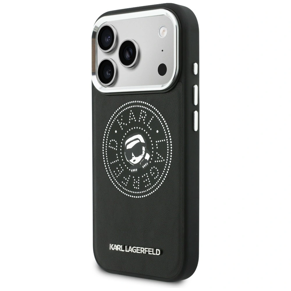 Kryt Karl Lagerfeld Point & Karl Sketch MagSafe Apple iPhone 17 Pro Max black