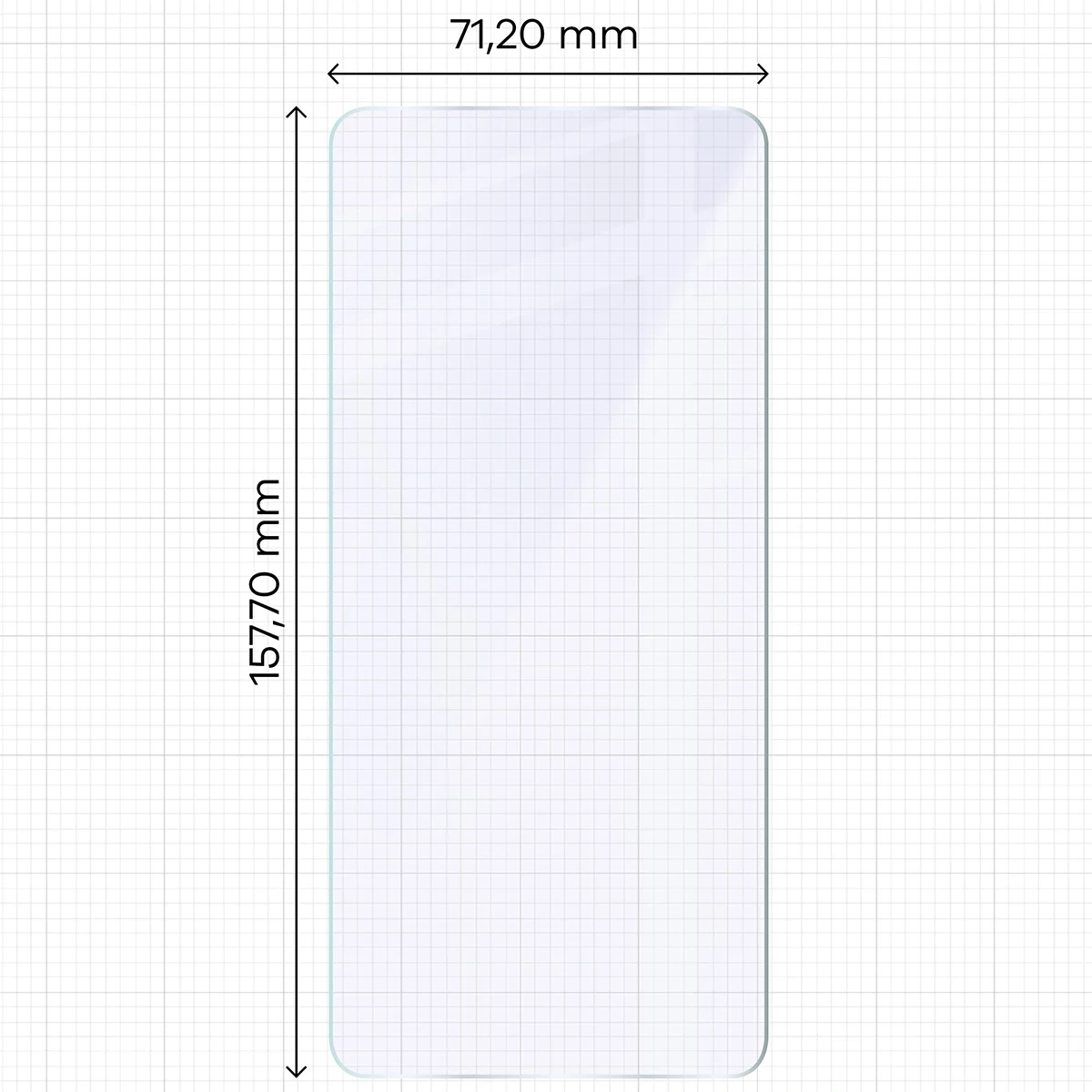 Ochranné sklo Bizon Glass Mule Duo Vivo V60 Lite 5G [2 PACK]