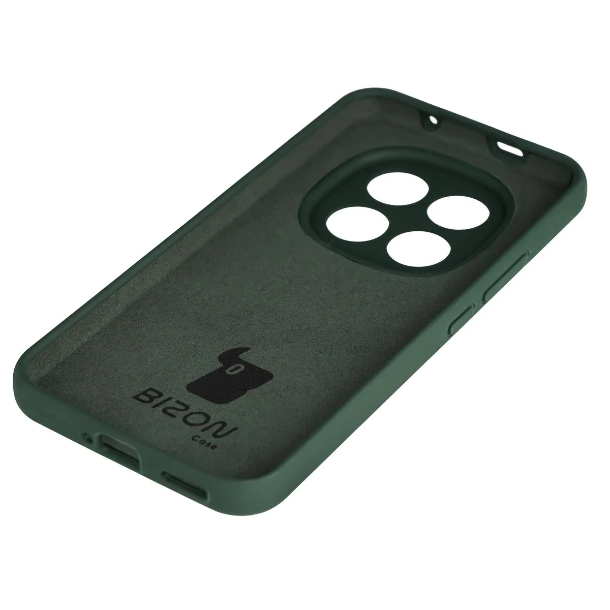 Kryt Bizon Soft Case Xiaomi Redmi Note 15 Pro+ Plus 5G / POCO M8 Pro 5G dark green