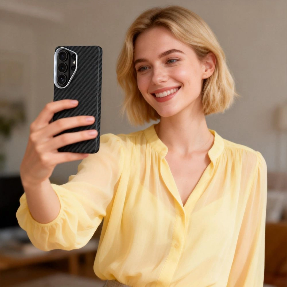 Kryt Tech-Protect Ion Carbon MagSafe Samsung Galaxy S26 Ultra Black/silver