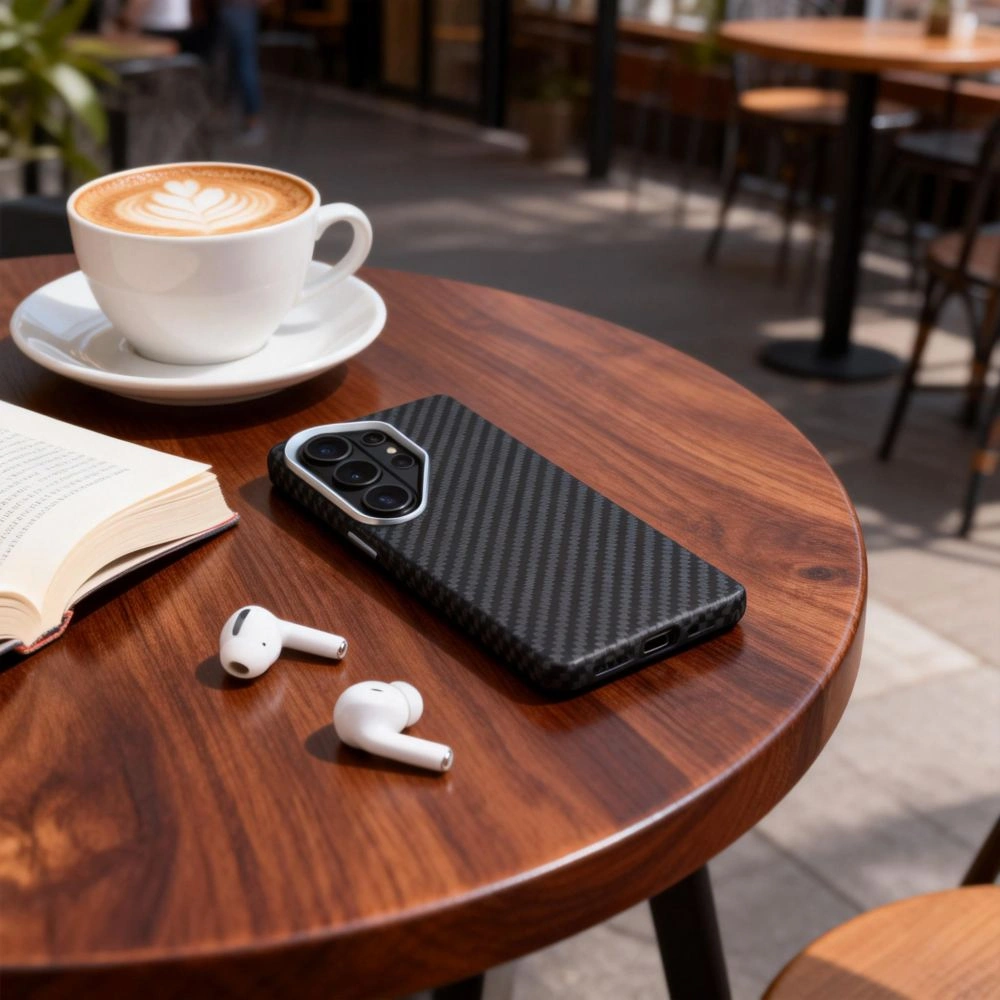 Kryt Tech-Protect Ion Carbon MagSafe Samsung Galaxy S26 Ultra Black/silver