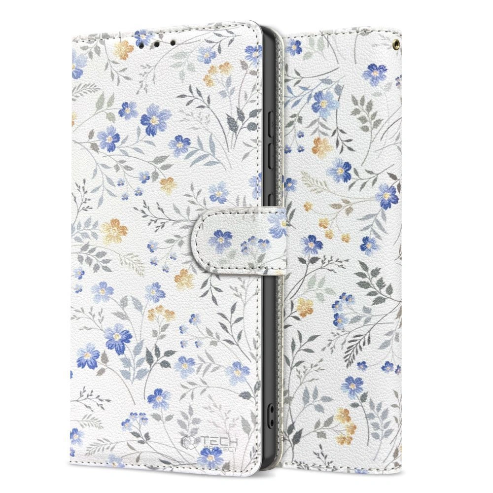 Knížkové pouzdro Tech-Protect Wallet Samsung Galaxy A57 5G Spring Flowers
