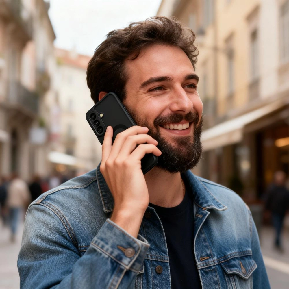 Kryt Tech-Protect Magmat MagSafe Samsung Galaxy A57 5G Matte Black