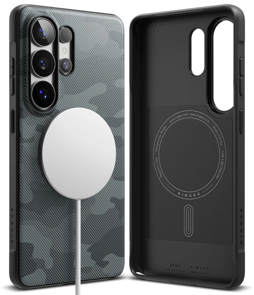 Kryt Ringke Onyx Magnetic MagSafe Samsung Galaxy S26 Ultra Camo Black
