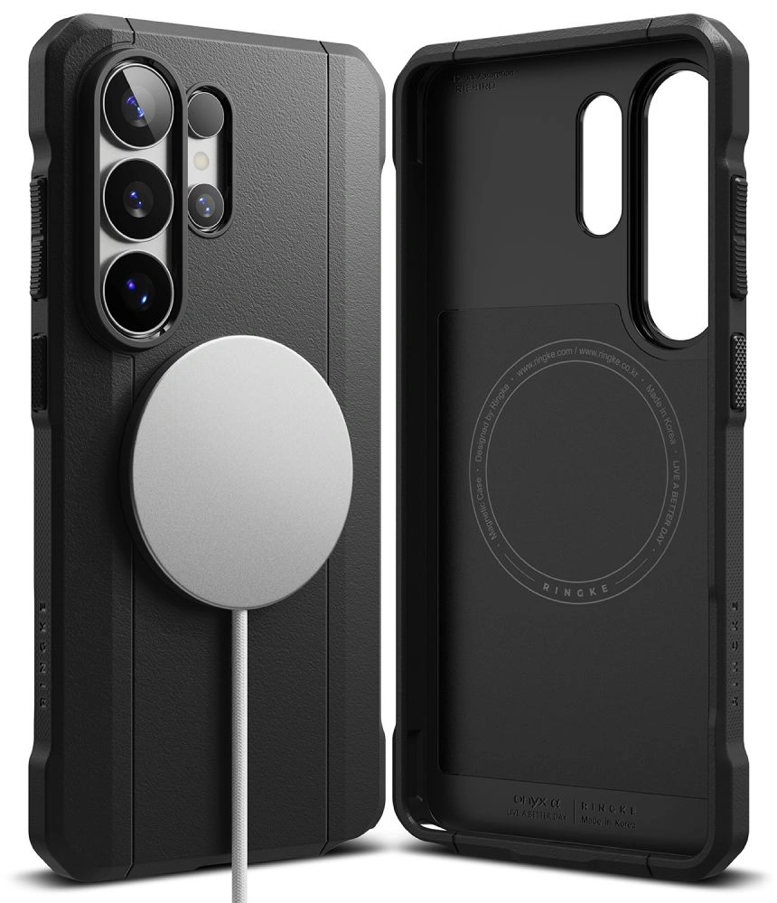 Kryt Ringke Onyx Alfa Magnetic MagSafe Samsung Galaxy S26 Ultra Black