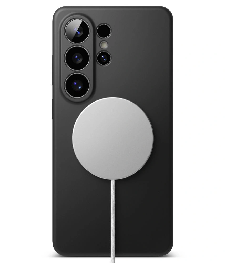 Kryt Ringke Silicone Magnetic MagSafe Samsung Galaxy S26 Ultra Black