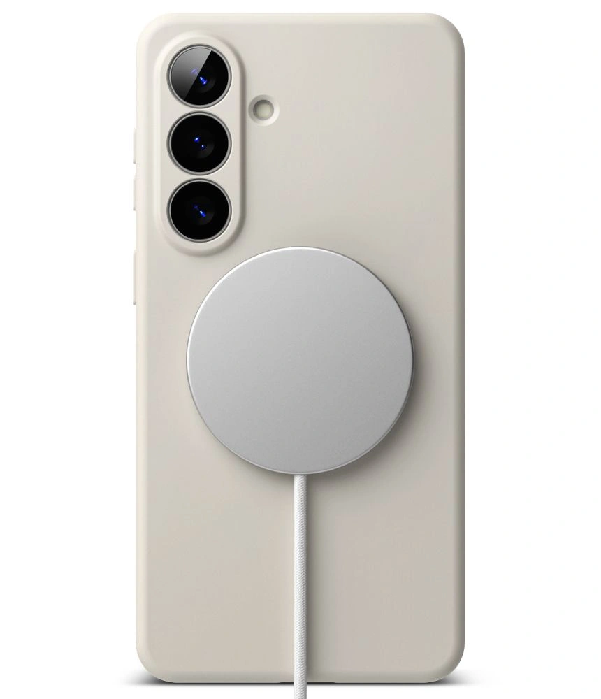 Kryt Ringke Silicone Magnetic MagSafe Samsung Galaxy S26+ Plus Stone