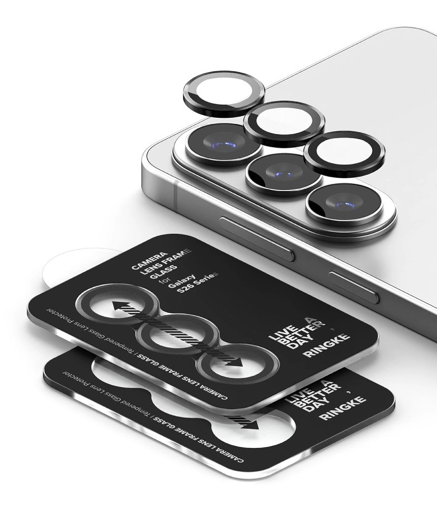 Kryt Ringke Camera Frame Protector Samsung Galaxy S26 / S26+ Plus Black [2 PACK]