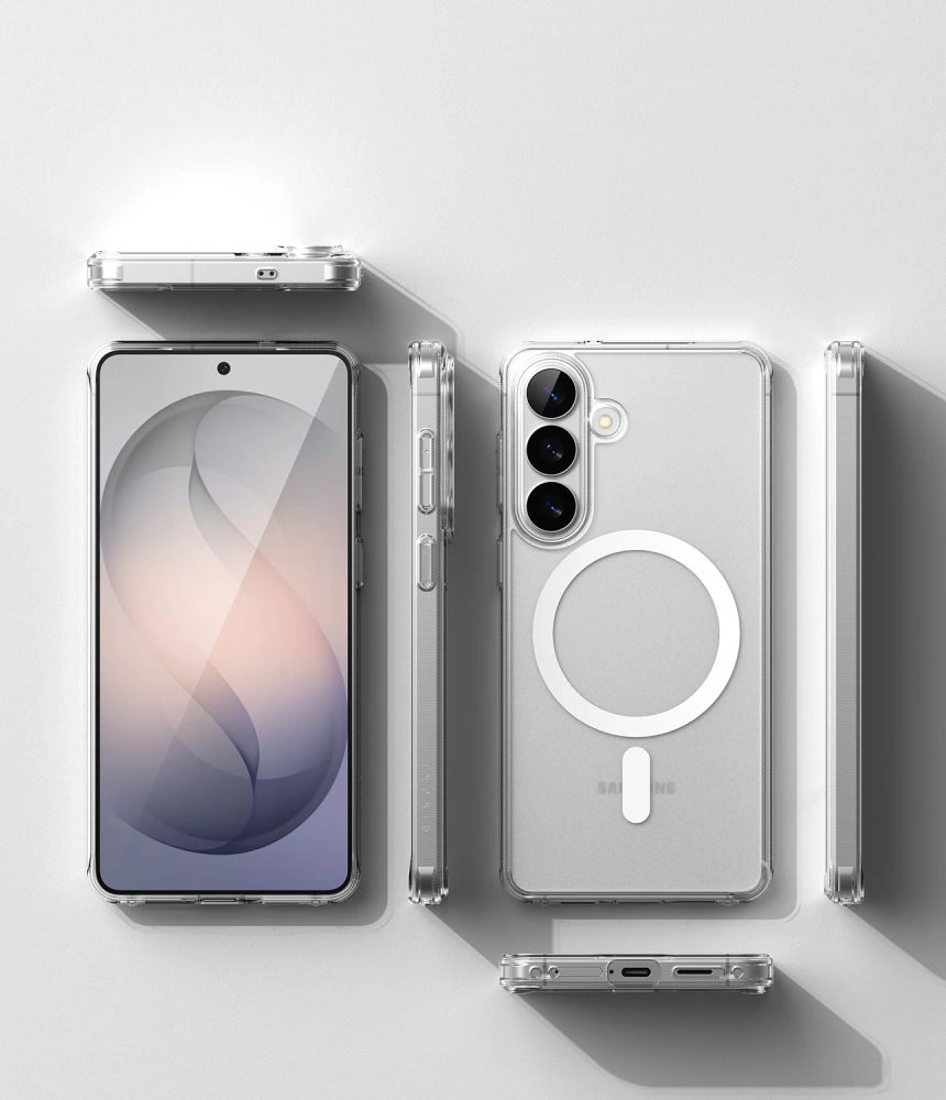 Kryt Ringke Fusion Magnetic MagSafe Samsung Galaxy S26 Clear