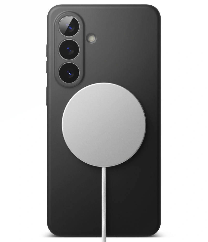 Kryt Ringke Silicone Magnetic MagSafe Samsung Galaxy S26 Black