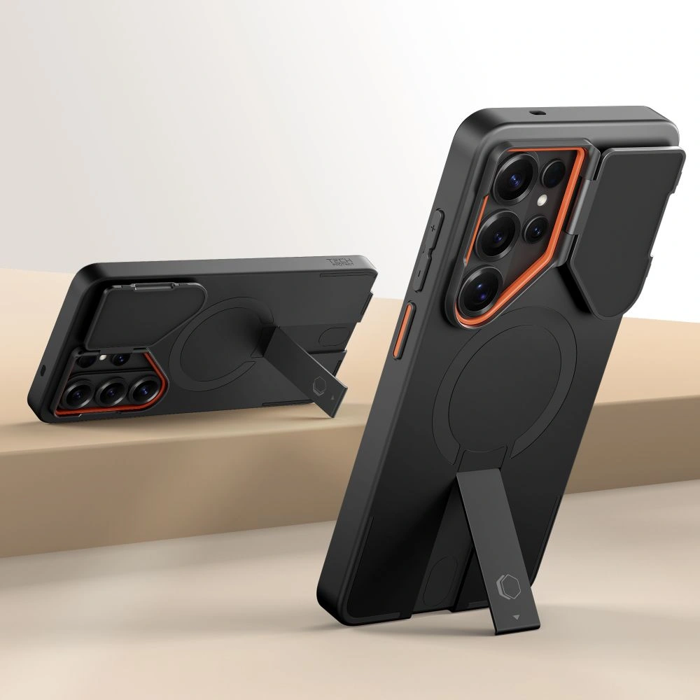 Kryt Tech-Protect Kevlar Aura MagSafe Samsung Galaxy S26 Ultra Black/orange