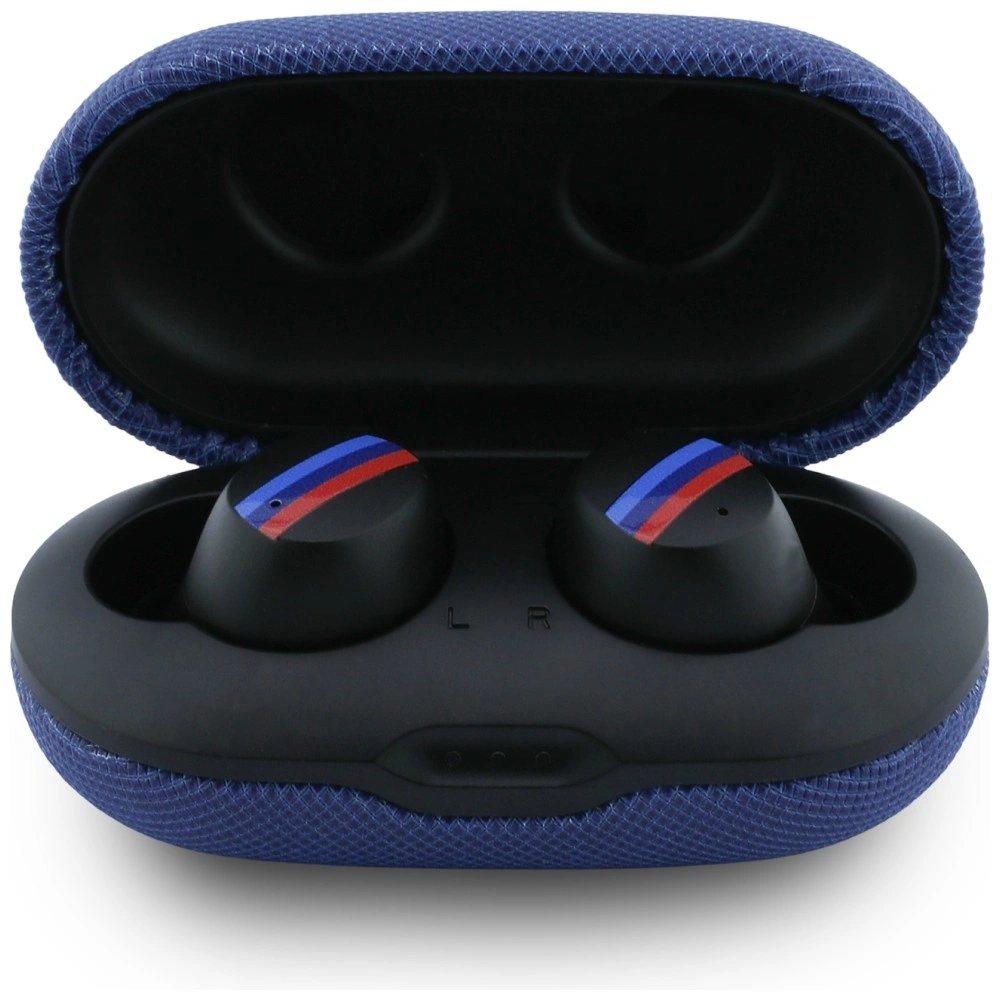 Sluchátka BMW Wireless in-ear Bluetooth TWS  M Metal Logo ENC blue