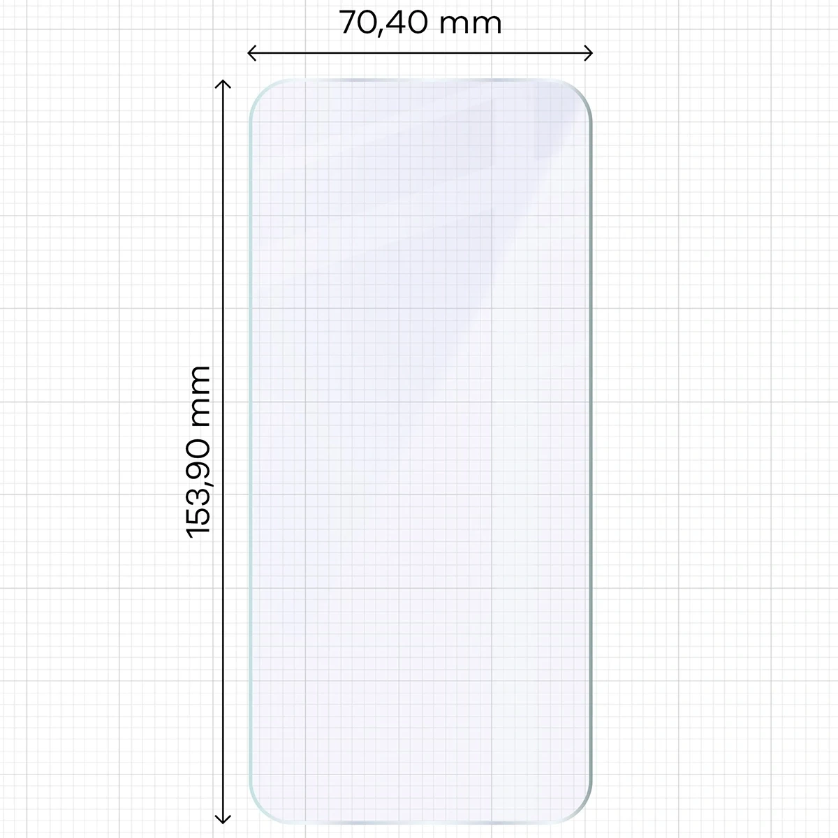 Ochranné sklo Bizon Glass Mule Duo Oppo Reno 15 F [2 PACK]