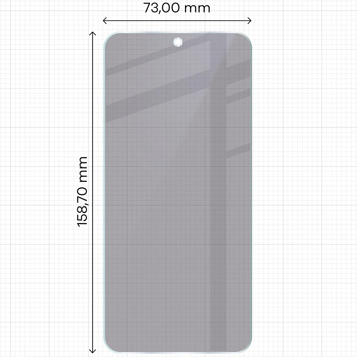 Ochranné sklo Bizon Glass Mule Shadow OnePlus 15R matte