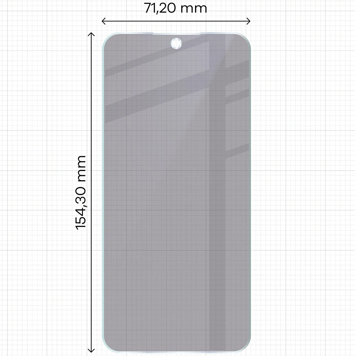 Ochranné sklo Bizon Glass Mule Shadow Oppo A6 Pro 5G matte