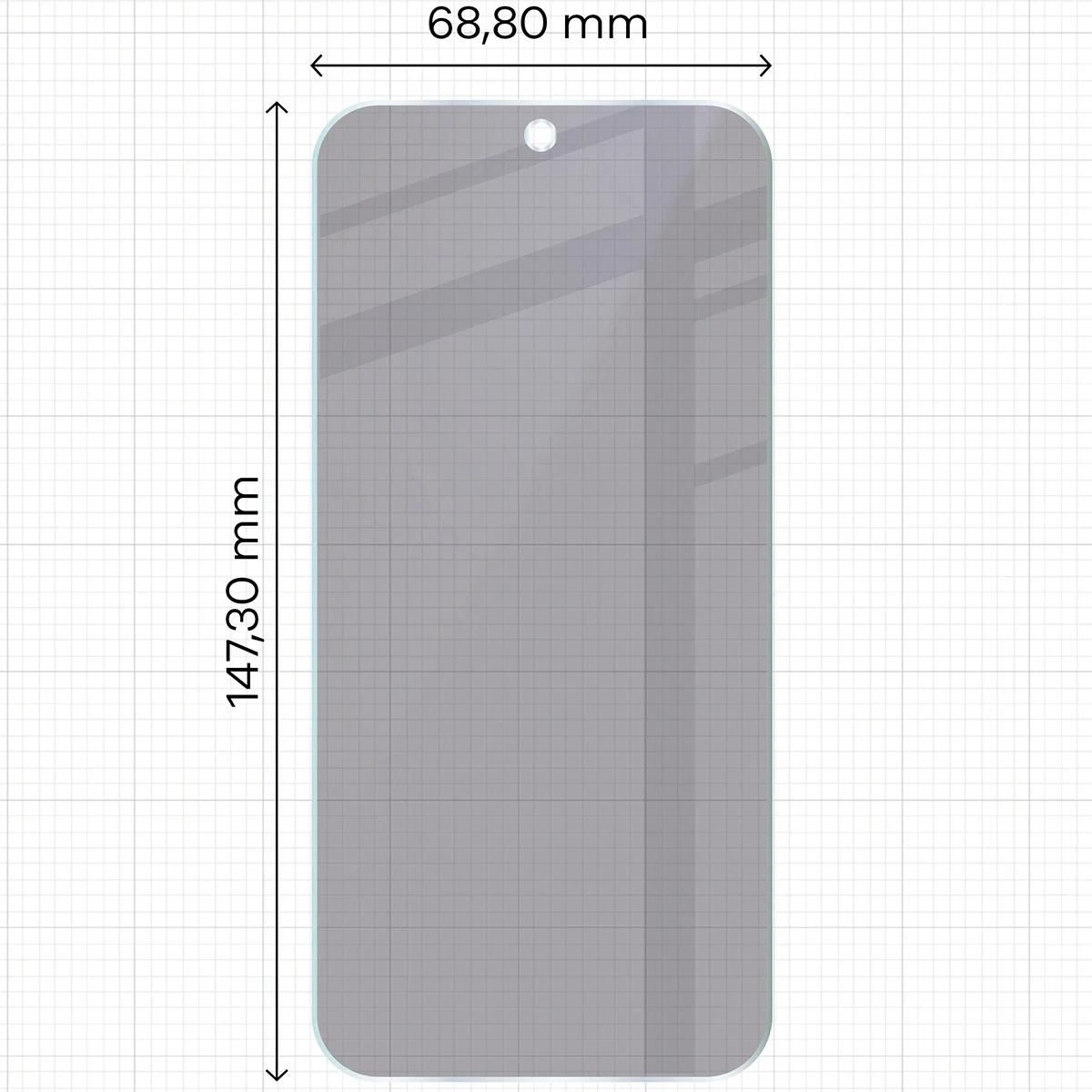 Ochranné sklo Bizon Glass Mule Shadow Oppo Reno 15 Pro matte