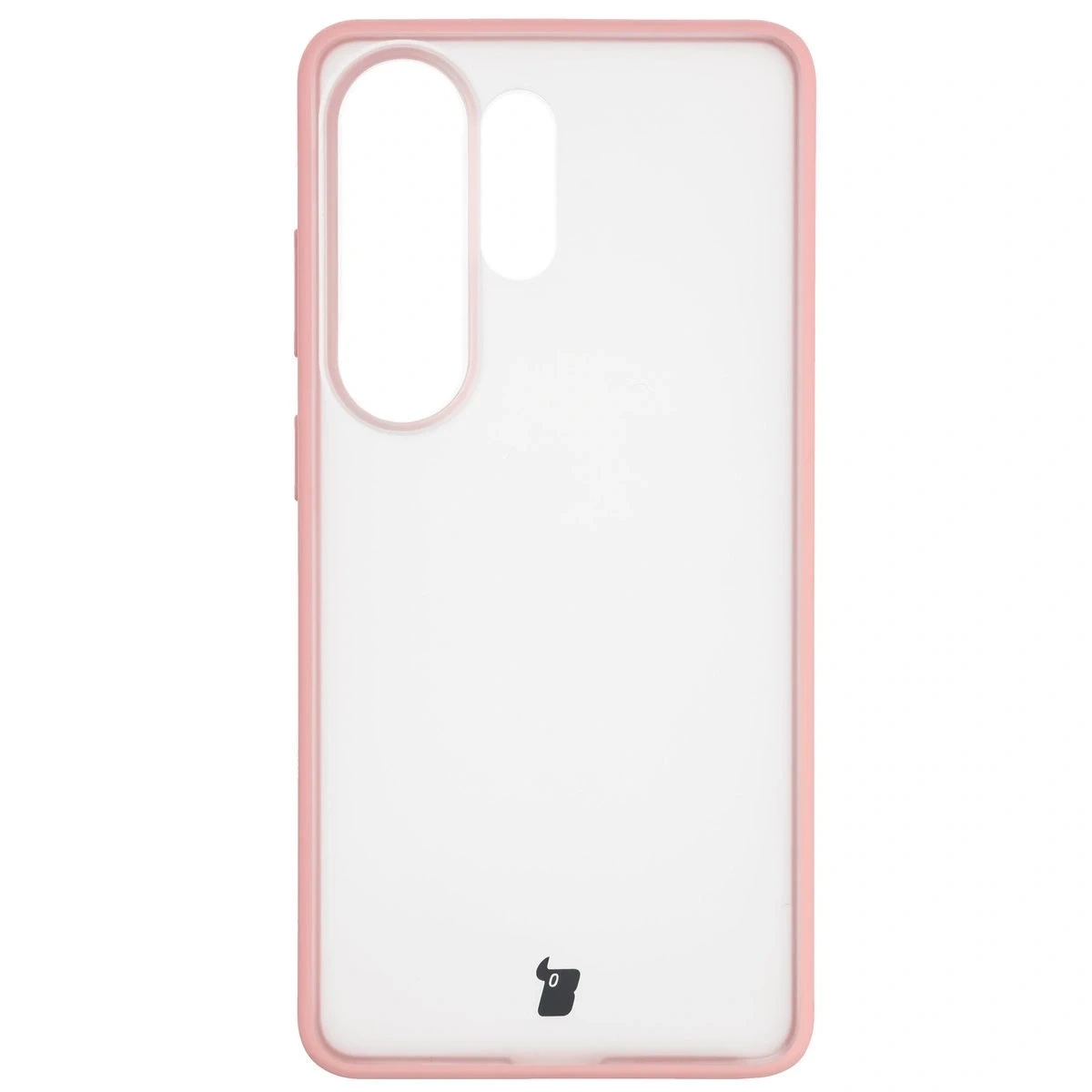 Kryt Bizon Case Angelo Samsung Galaxy S26 Ultra semi-transparent with a light pink frame