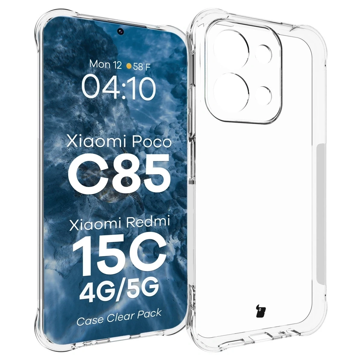 Kryt Bizon Case Clear Pack Xiaomi Redmi 15C 4G / 5G / POCO C85 4G