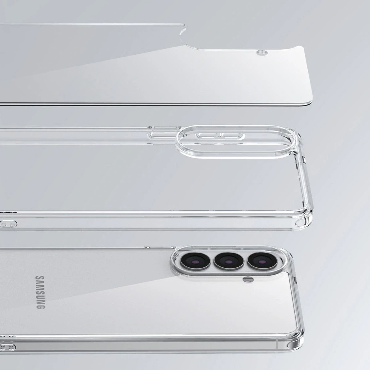 Kryt Bizon Case Halo Samsung Galaxy S26+ Plus transparent