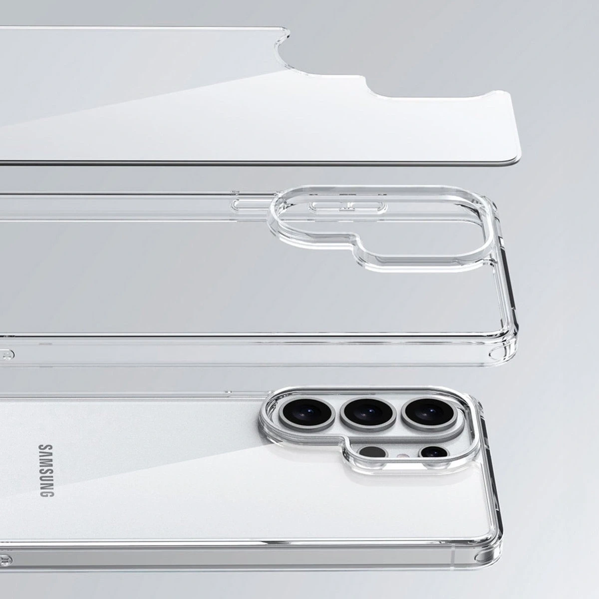 Kryt Bizon Case Halo Samsung Galaxy S26 Ultra transparent