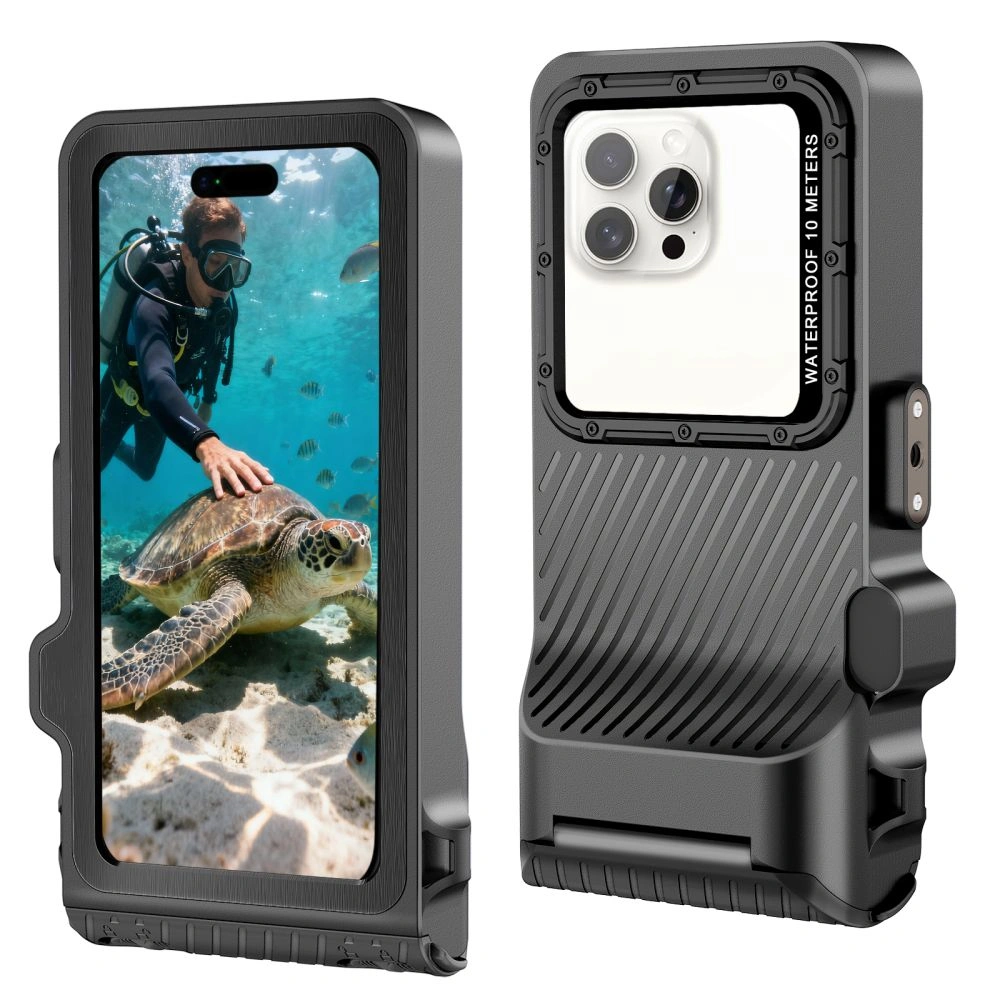 Kryt Tech-Protect IPX8 Pro Universal Diving Waterproof Case Black
