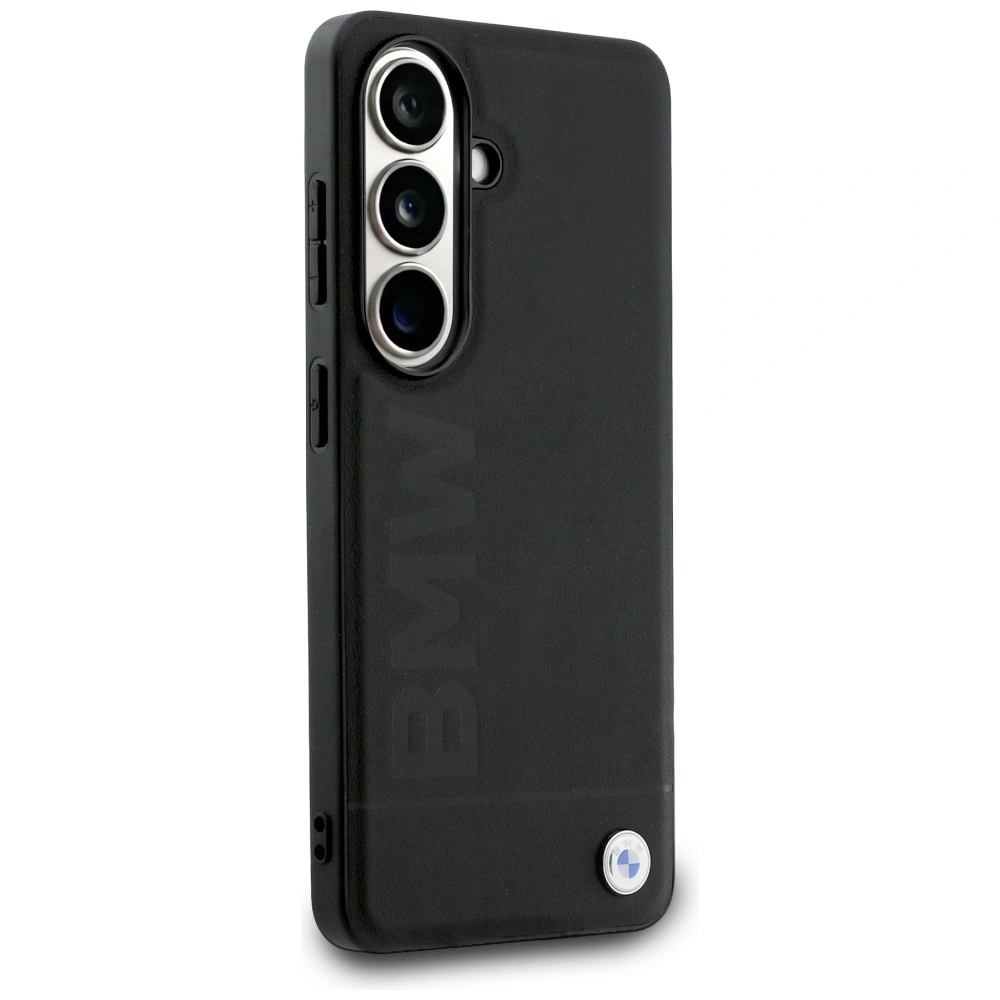 Kryt BMW Leather Hot Stamp MagSafe Samsung Galaxy S26 Plus black