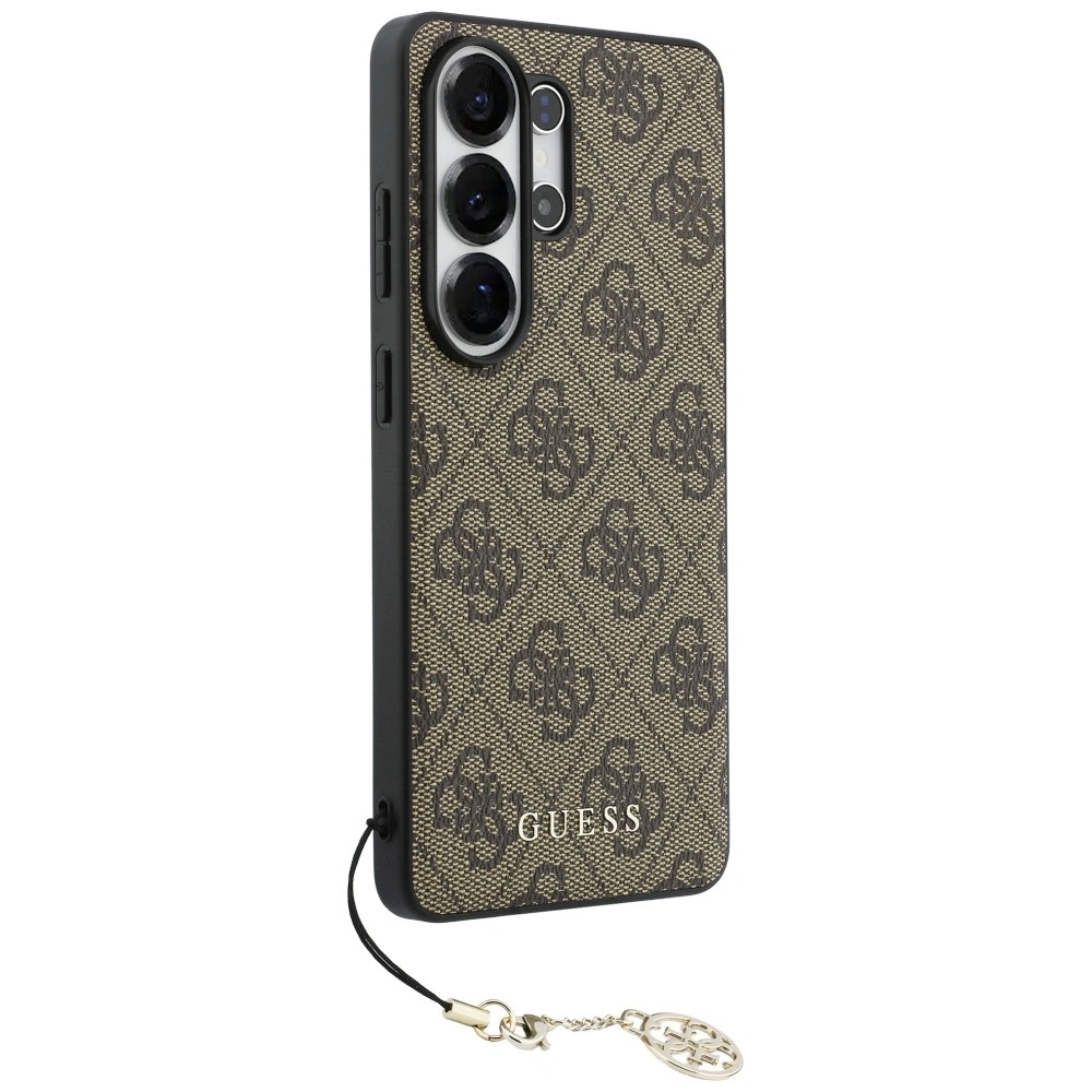Kryt Guess 4G Classic Logo Charm MagSafe Samsung Galaxy S26 Ultra brown