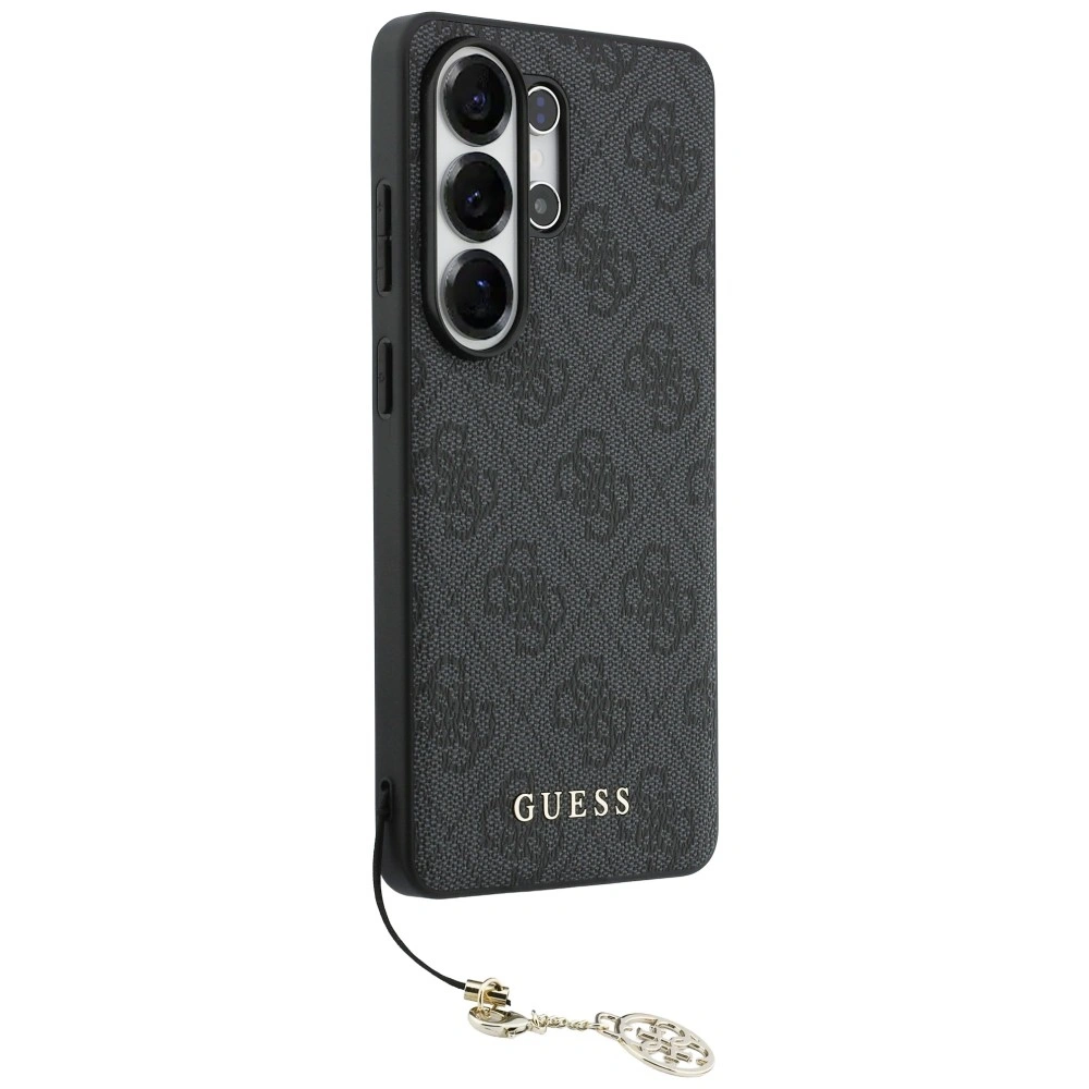 Kryt Guess 4G Classic Logo Charm MagSafe Samsung Galaxy S26 Ultra grey