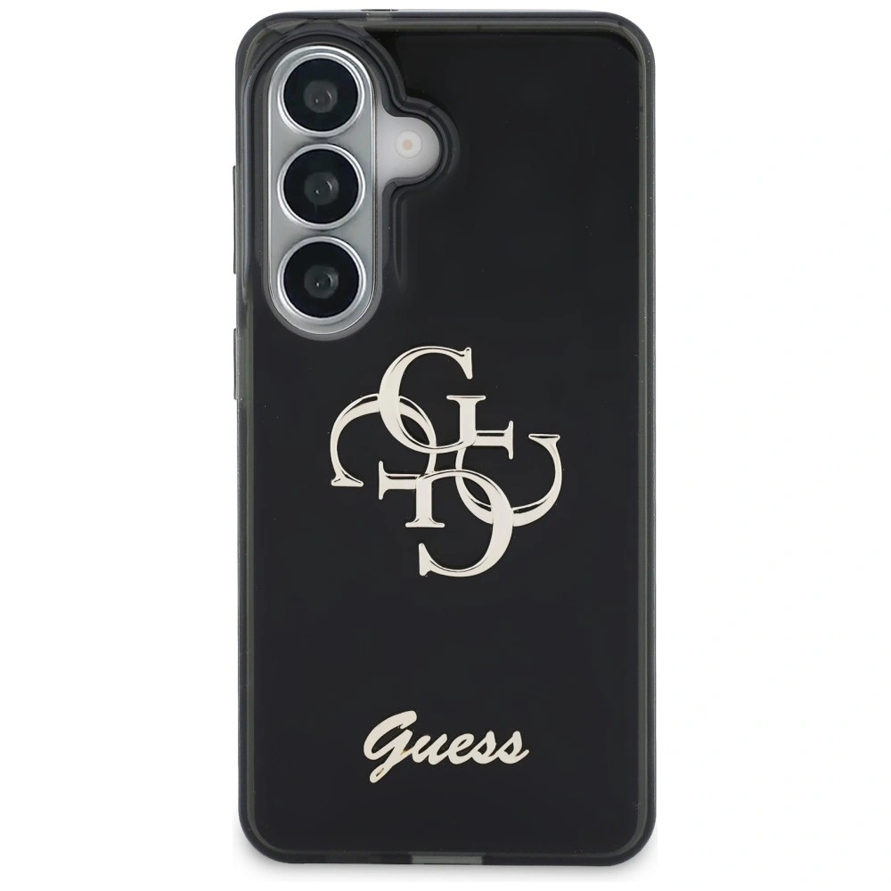 Kryt Guess IML Big Metal 4G Script Samsung Galaxy S26 black