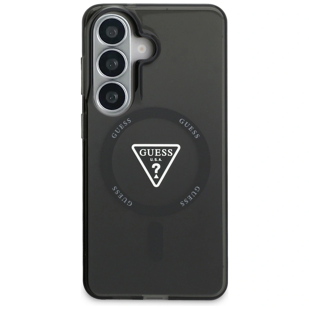 Kryt Guess IML Gradient Triangle MagSafe Samsung Galaxy S26 black