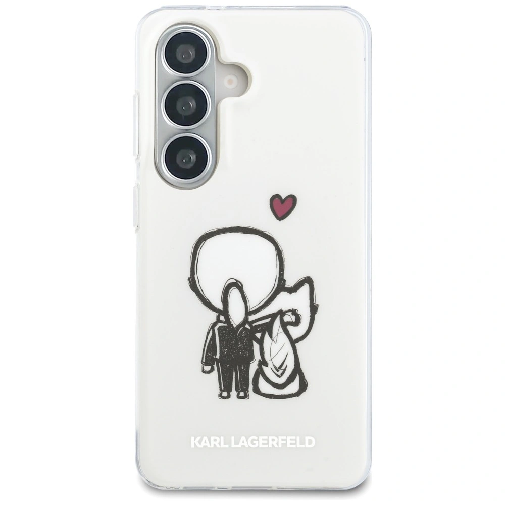 Kryt Karl Lagerfeld IML Karl&Choupette MagSafe Samsung Galaxy S26 clear