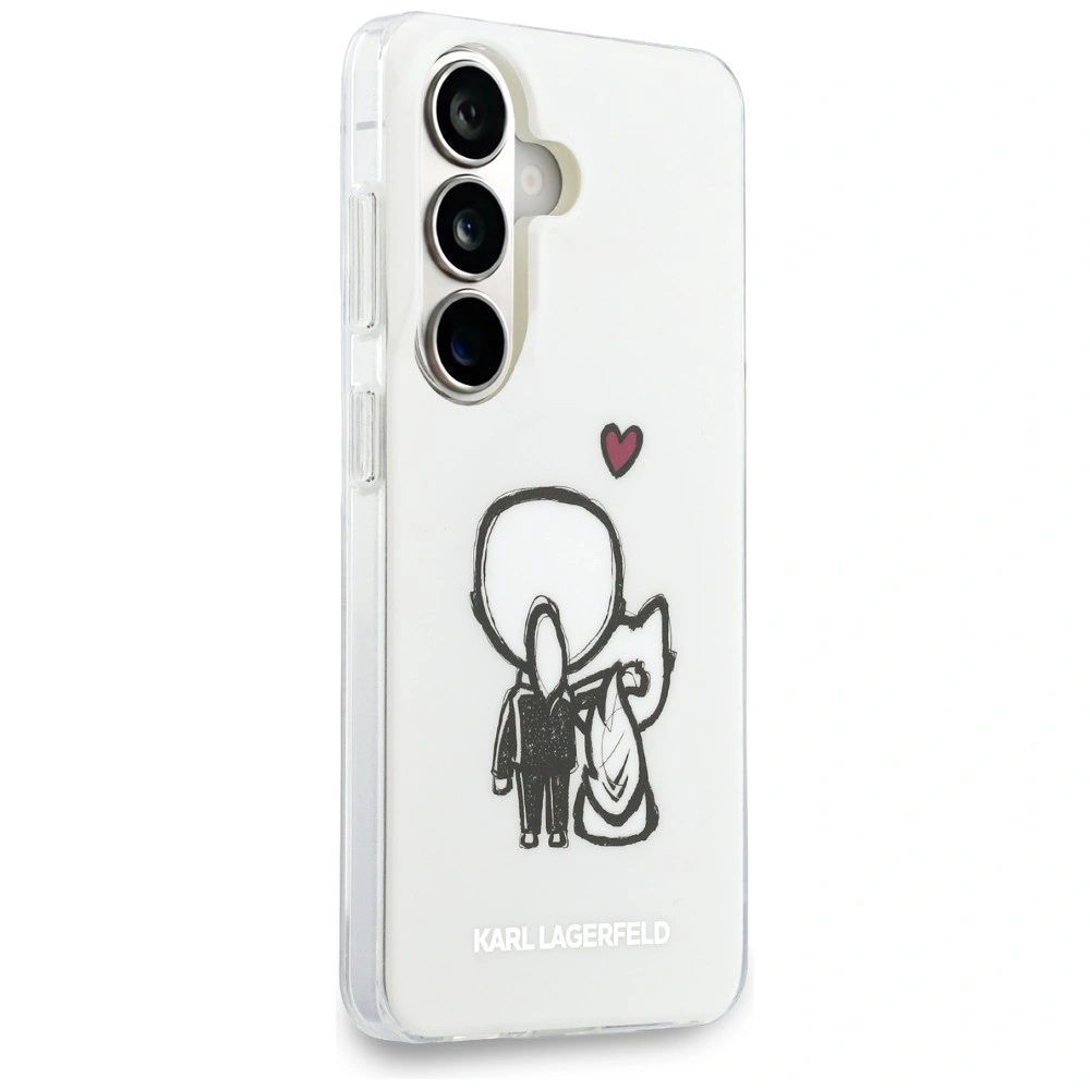 Kryt Karl Lagerfeld IML Karl&Choupette MagSafe Samsung Galaxy S26 clear