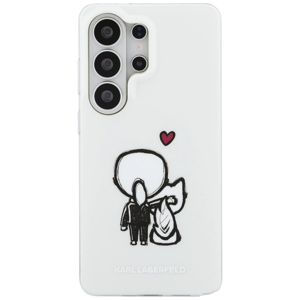 Kryt Karl Lagerfeld IML Karl&Choupette MagSafe Samsung Galaxy S26 Ultra clear